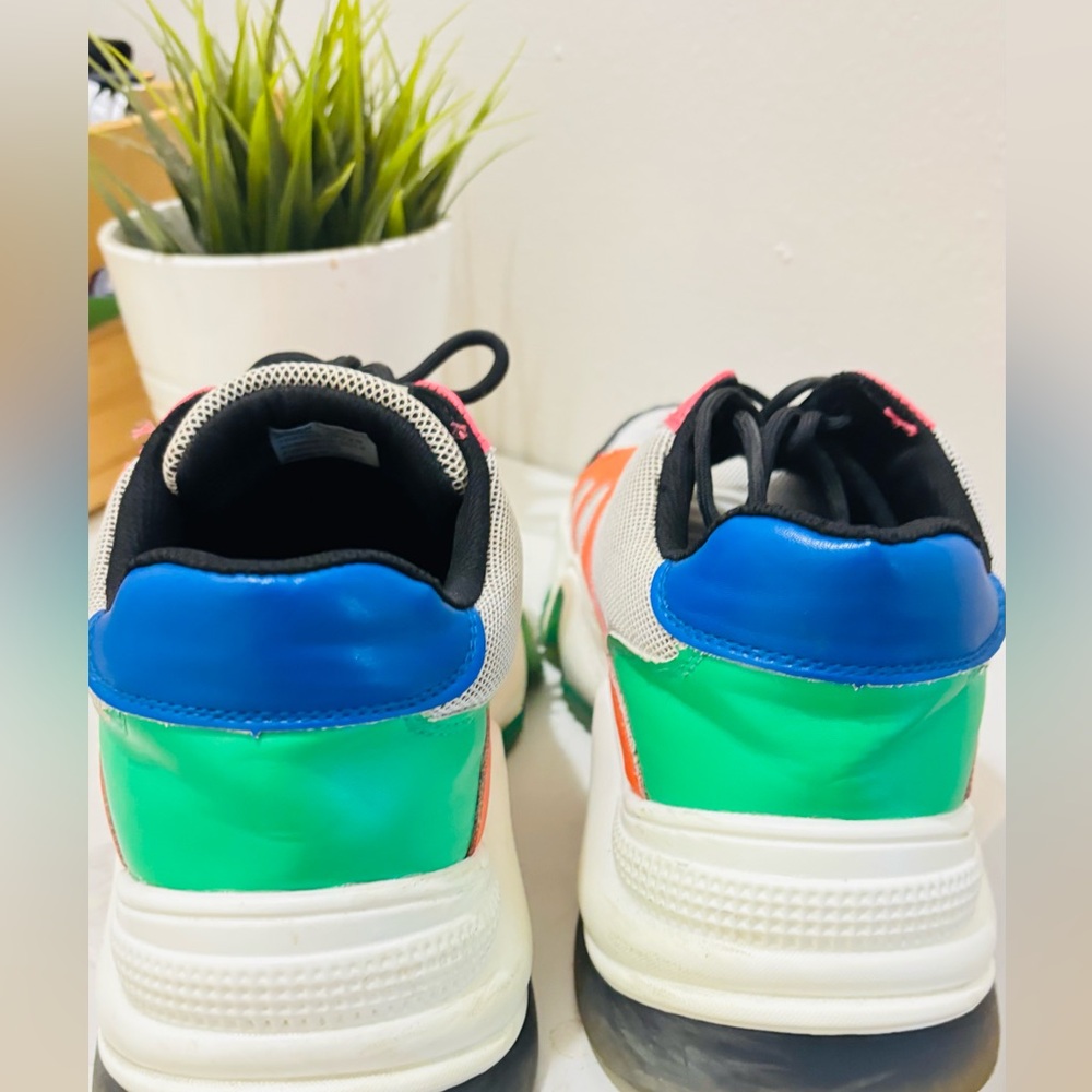 TRUE RELIGION Chunky Sneakers - Vibrant Color Block Design. Size 10. - Picture 10 of 11